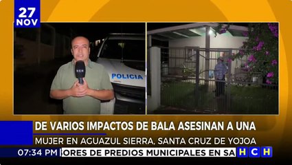 A disparos le quitan la vida a una mujer en su propia casa en Aguazul Sierra, Cortés