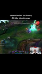 Kassadin chơi lớn lên top đối đầu Mordekaiser #kassadin #mordekaiser #lienminhhuyenthoai #leagueoflegends