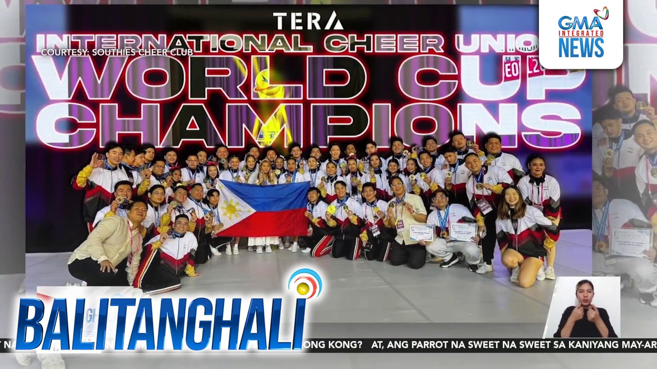 Pinoy cheerleading team, naka-gold medal sa Int'l Cheer Union World Cup 2024 | Balitanghali