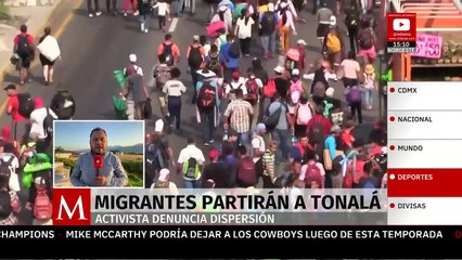 Dos mil personas migrantes partirán de Pijijiapan con destino a Tonalá, Chiapas