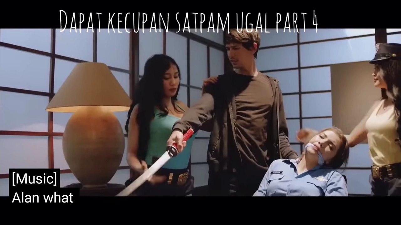 Dapat kecupan satpam ugal part 4