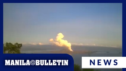 Minor phreatic eruption occurs at Taal