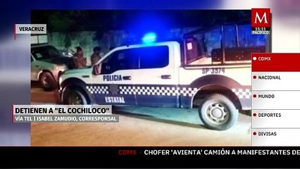 En Veracruz, detienen a 'El Cochiloco' y tres cómplices por cuerpos abandonados en Tuxpan