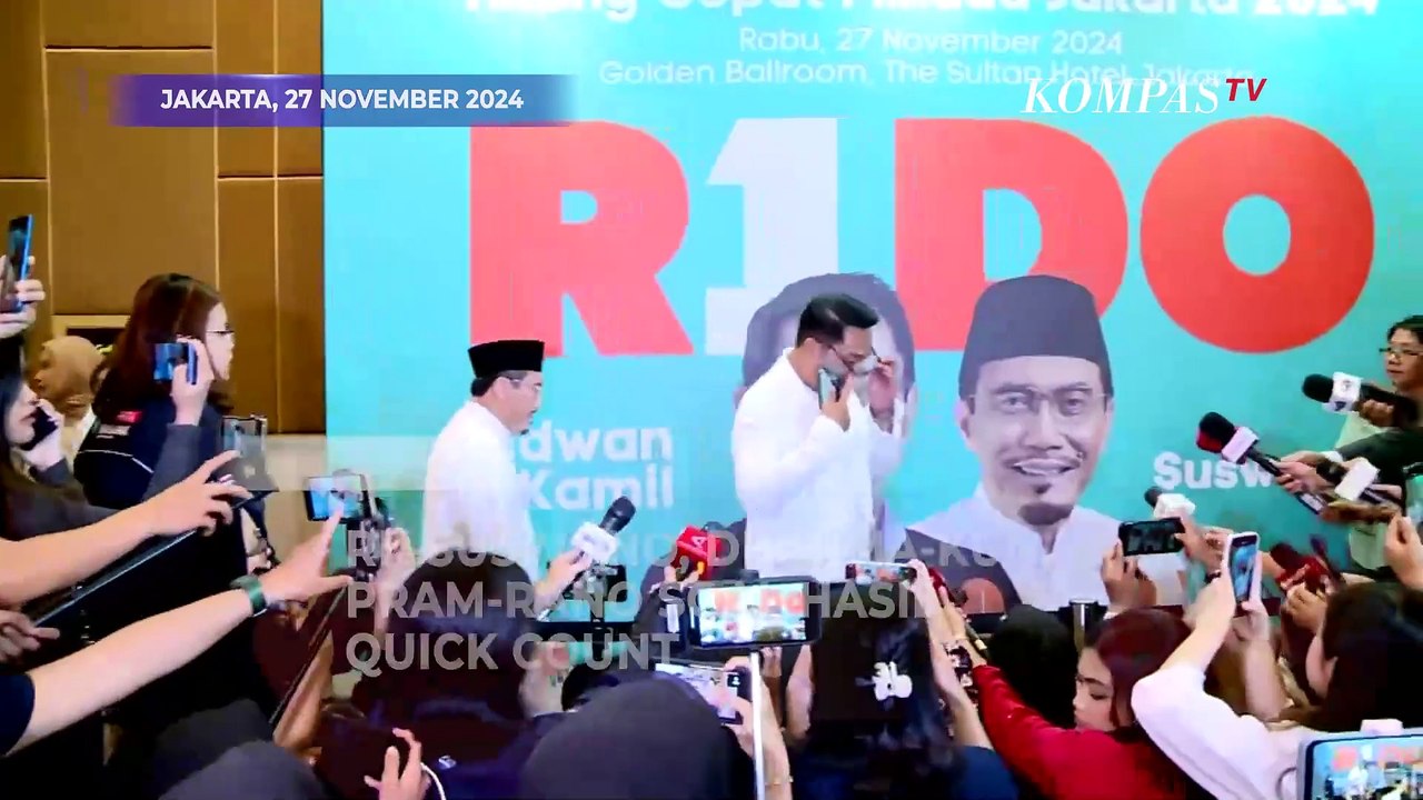 [FULL] Tanggapan RK-Suswono, Dharma-Kun & Pram-Rano Soal Hasil Quick Count di Pilgub Jakarta