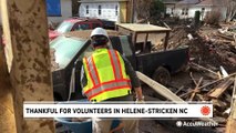 North Carolinians rebuilding after Helene thankful for volunteers this Thanksgiving