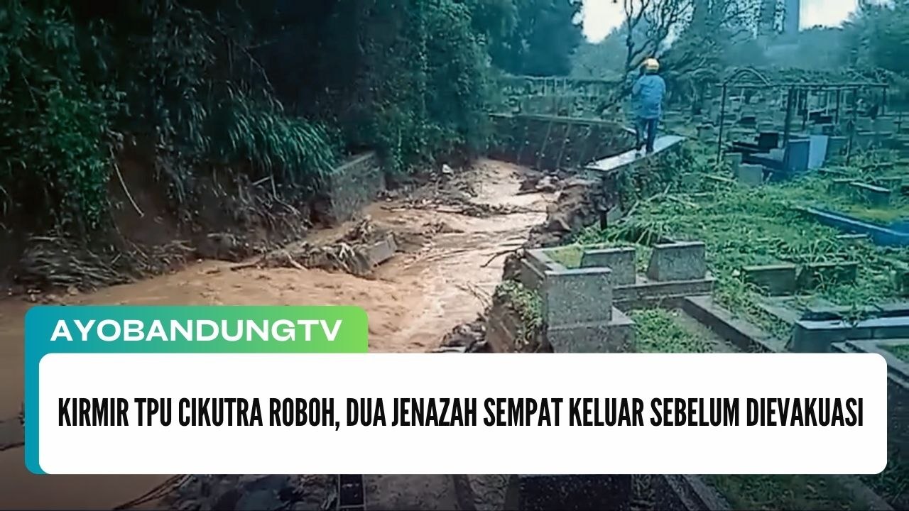 Kirmir TPU Cikutra Roboh, Dua Jenazah Sempat Keluar sebelum Dievakuasi