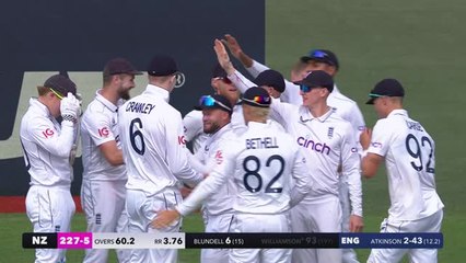 Williamson out in the 90s, misses out on 33rd Test century