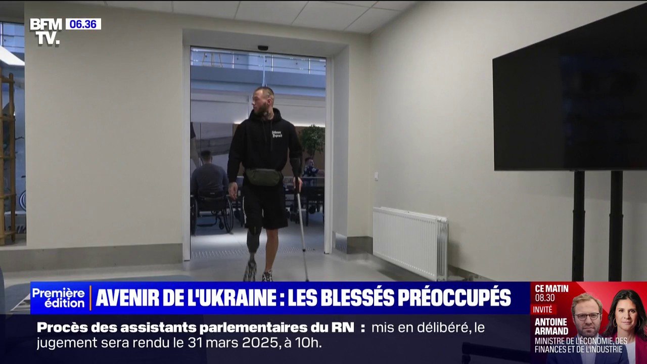 "Je suis prêt à donner plus qu'une jambe mais j'espère que ça ne sera pas pour rien": les blessés ukrainiens préoccupés par l'avancée rapide des Russes