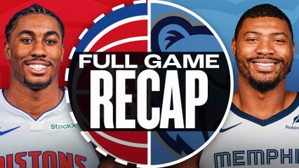 Game Recap: Grizzlies 131, Pistons 111