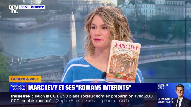Lire est un droit extraordinaire : La librairie des livres interdits , le nouveau roman de Marc Levy, décrit une société où les bouquins sont interdits