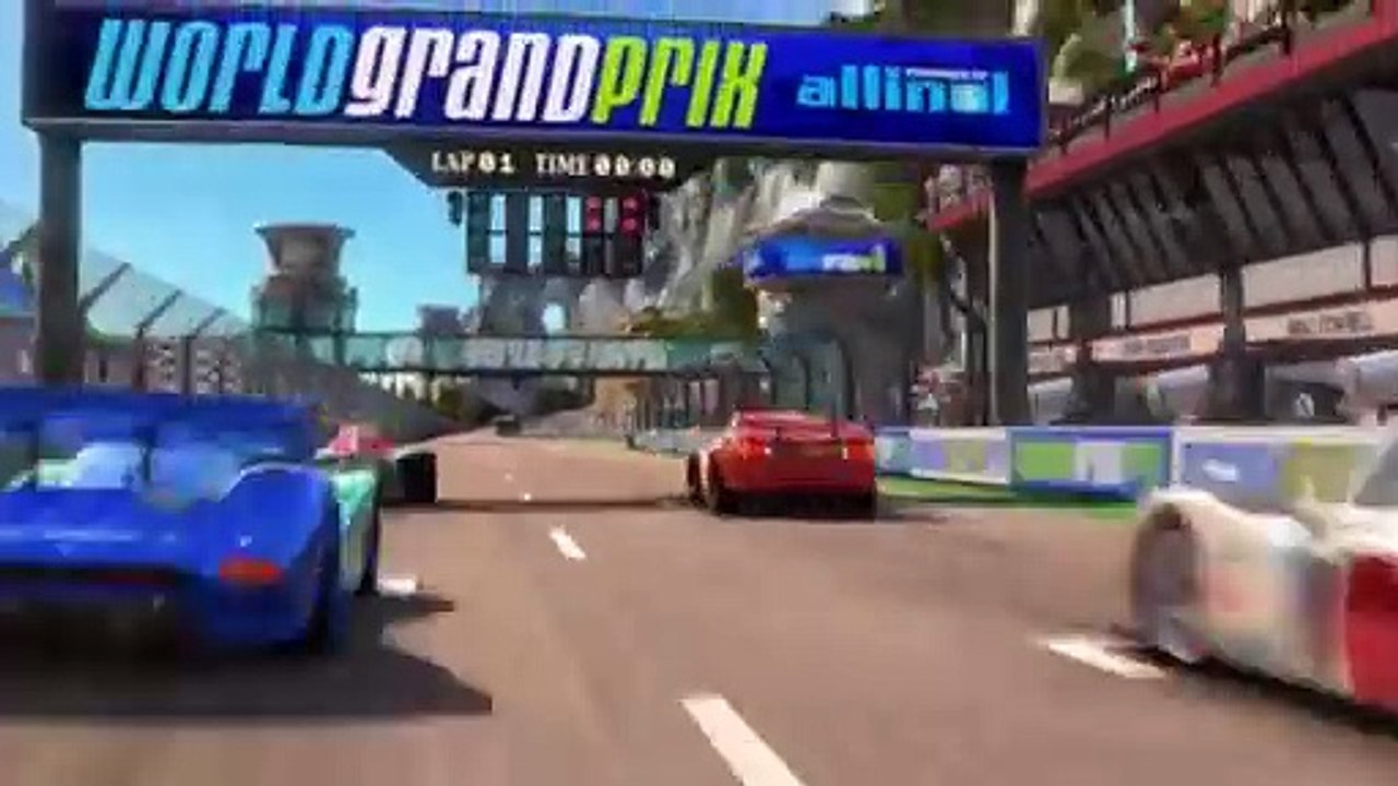 Lightning McQueen and Francesco Race in Italy _ Pixar Cars