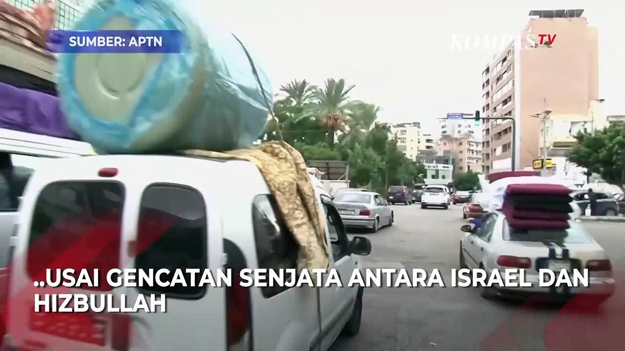 Warga Berbondong-Bondong Pulang ke Lebanon Selatan usai Gencatan Senjata Israel dan Hizbullah