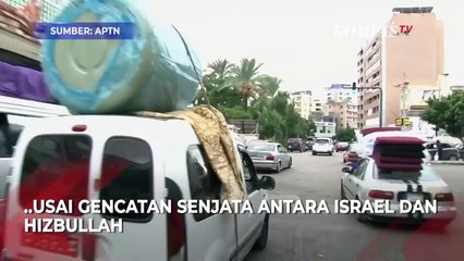 Warga Berbondong-Bondong Pulang ke Lebanon Selatan usai Gencatan Senjata Israel dan Hizbullah