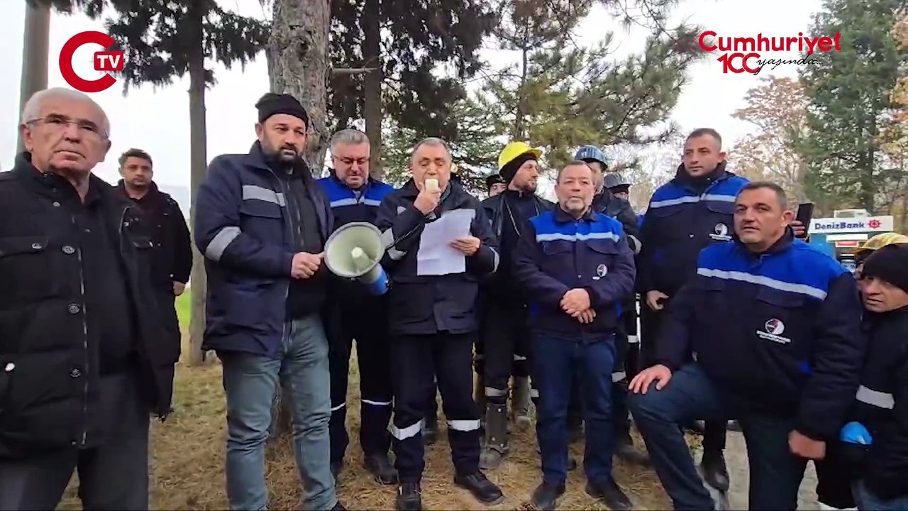 Nallıhan'da direnen maden işçileri Hazine ve Maliye Bakanlığı'na yürüyor