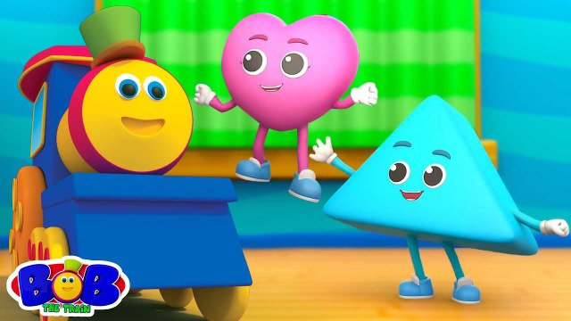 Bob The Train Canção de Formas e mais Rimas Pré-escolares para Crianças
