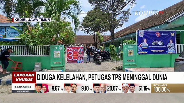 Diduga Kelelahan, Petugas TPS di Kediri Meninggal Dunia | SERIAL PILKADA
