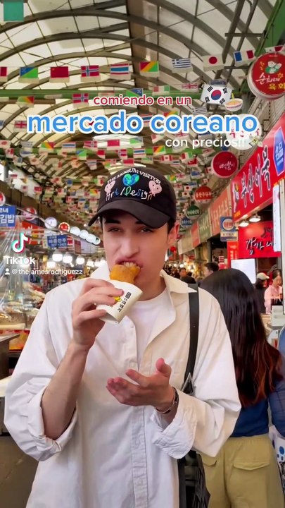 Visitando el mercado de Gwangjang  asia seoul korea corea vlog comidacoreana