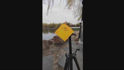 Este artista comienza a pintar un paisaje en la calle y consigue algo único