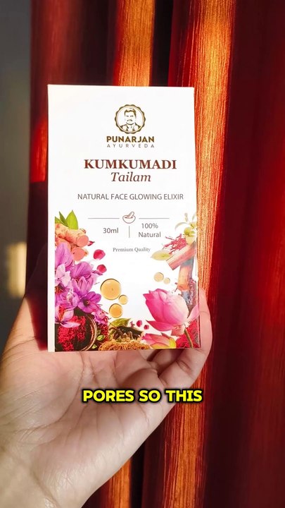 Punarjan Ayurveda Kumkumadi Tailam 30ml-Face Glowing Oil for Brighter Skin