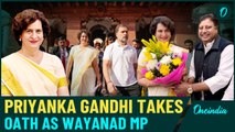 Lok Sabha 2024: Priyanka Gandhi Enters Parliament With Rahul; Takes Oath As Wayanad MP| WATCH