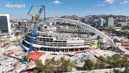 Ankara'nın yeni stadyum kompleksi hızla tamamlanıyor