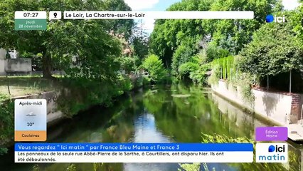 28/11/2024 - ICI Matin France Bleu Maine en vidéo