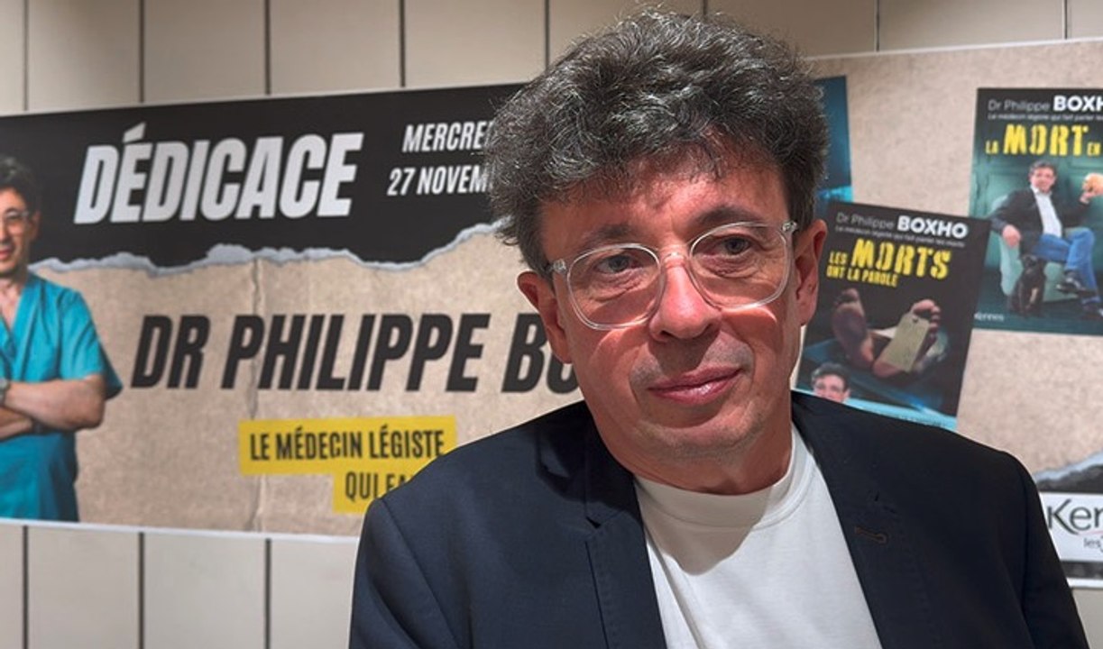 Interview de Philippe Boxho, le medecin legiste qui fait parler les morts