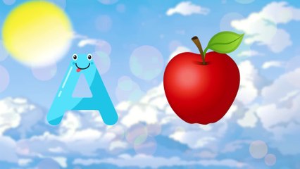ABC Phonic Song - Toddler Learning Video Songs. A for Apple. Nursery Rhymes. Alphabet Song for kids