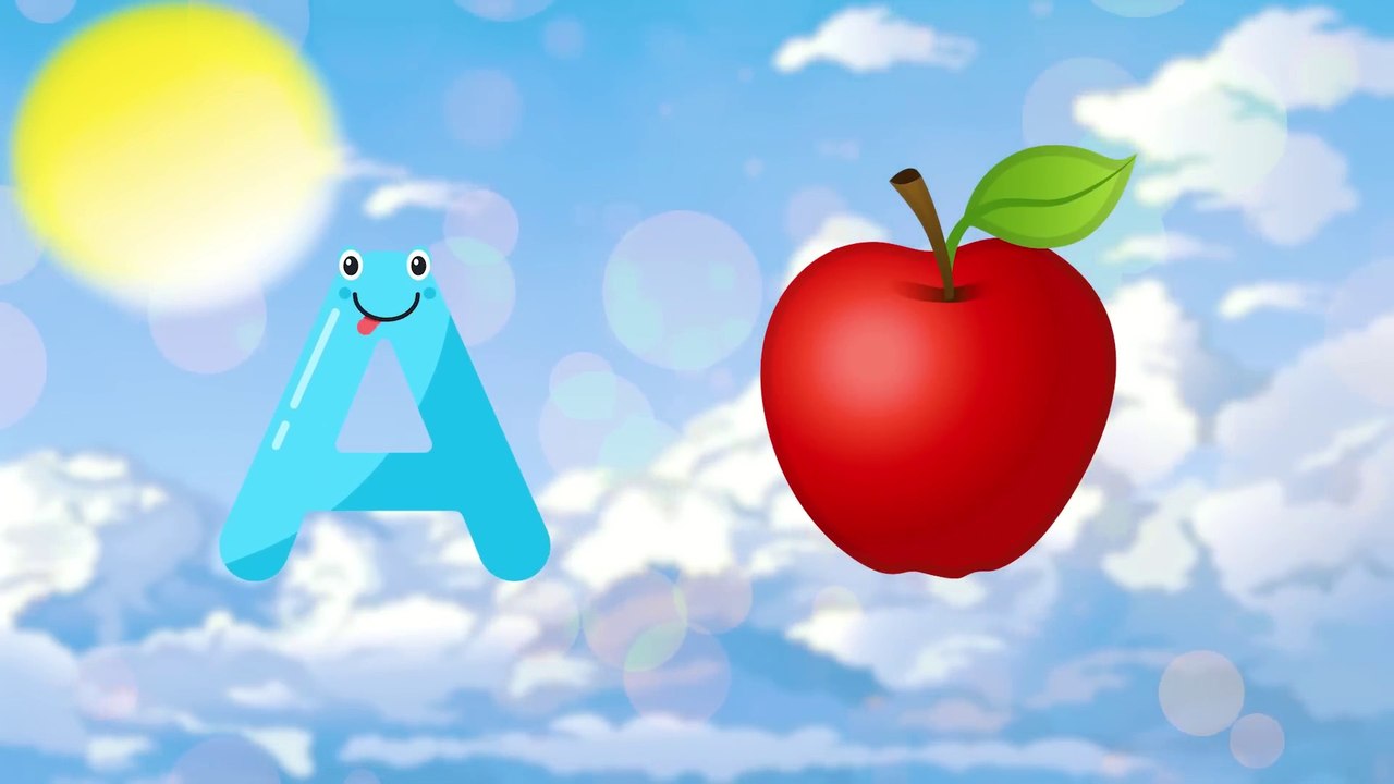 ABC Phonic Song - Toddler Learning Video Songs. A for Apple. Nursery Rhymes. Alphabet Song for kids