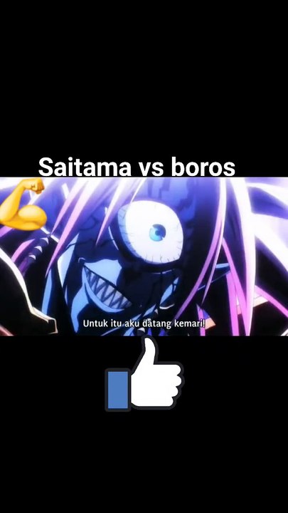 Saitama vs boros (one punch man)