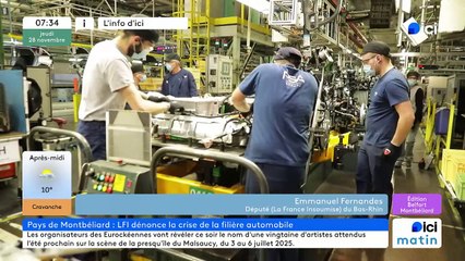 28/11/2024 - ICI Matin France Bleu Belfort Montbéliard en vidéo