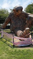 Troll Sculpture in Santiago, Chile 🧌🇨🇱