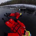 Flottaison en eaux glacées (jääuiminen) ou avanto-floating : une expérience unique en Finlande