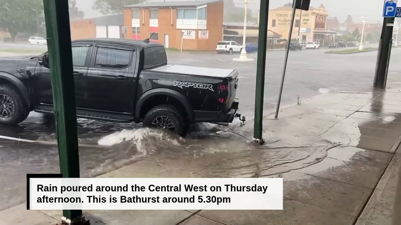 Rain soaks Central West