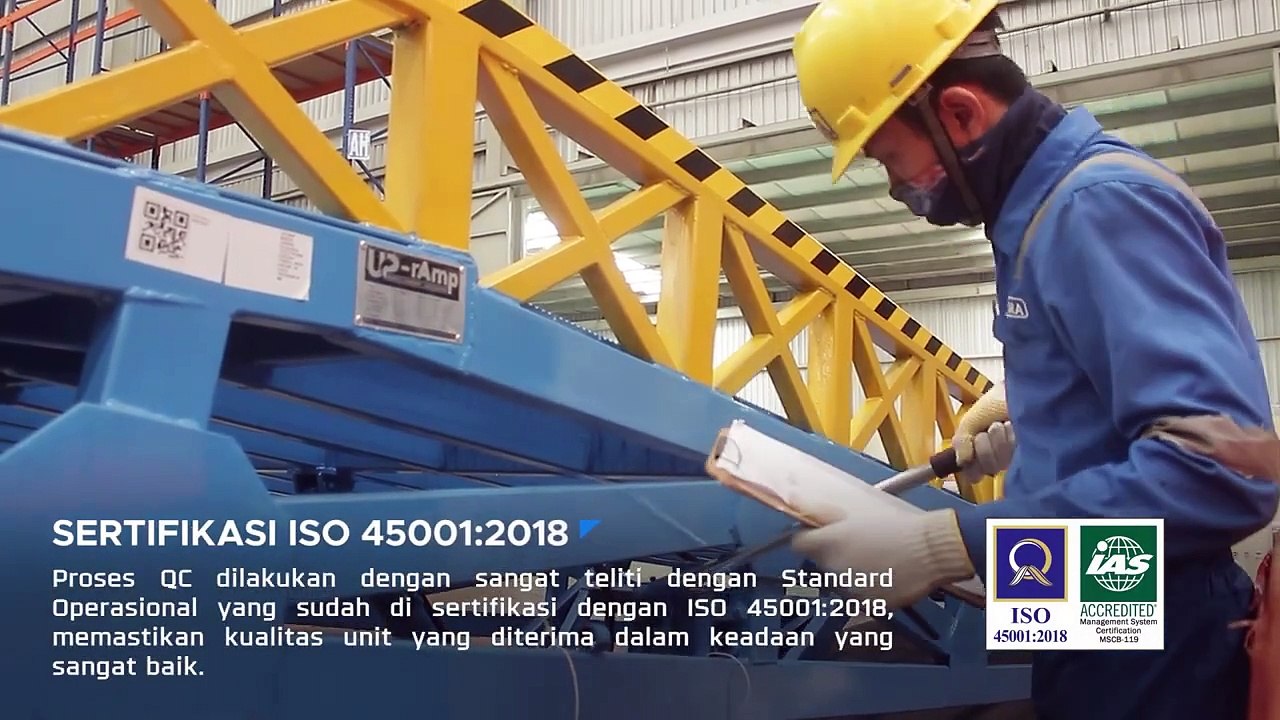 DELIVERY MANUAL LOADING DOCK UP-RAMP PTR15W - PT PERTAMINA RU VI BALONGAN, INDRAMAYU, JAWA BARAT.