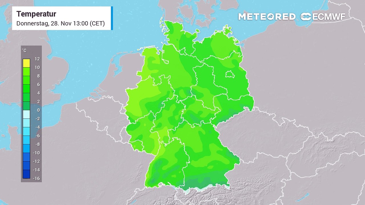 Es wird nachts zunehmend frostig! Das gilt besonders für das erste Adventswochenende