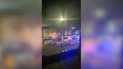 Holloway fire: Five rushed to hospital as 100 firefighters battle huge blaze at takeaway in north London