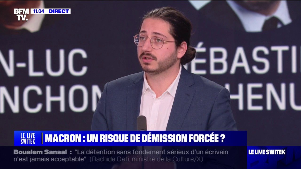 Pour Aurélien Le Coq (LFI), la démission d'Emmanuel Macron ne serait pas "le début le chaos" mais "le début du soulagement et de la stabilité"