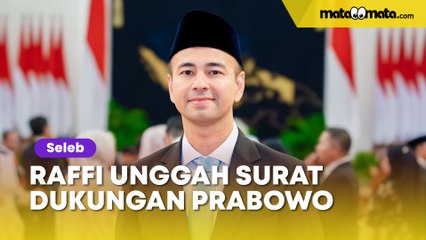 Raffi Ahmad Unggah Surat Dukungan Prabowo untuk Ridwan Kamil, Berujung Dihapus
