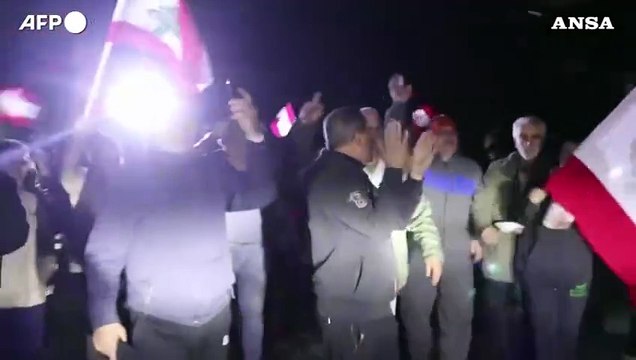 Qlayaa accoglie l'esercito libanese dopo il cessate il fuoco con Israele