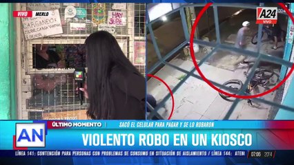 Merlo: un joven fue víctima de un robo mientras intentaba pagar en un kiosco