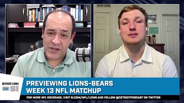 Detroit Lions Week 13 NFL Preview Against Chicago Bears