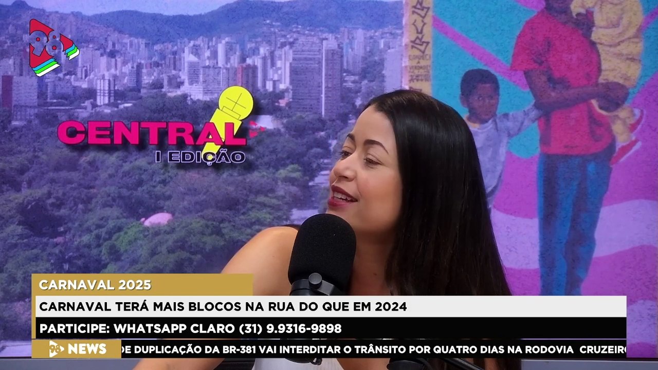 CENTRAL98 | Carnaval de BH terá mais blocos em 2025