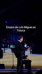 VIDEO: Luis Miguel se hizo viral al estallar de ira en pleno concierto en México