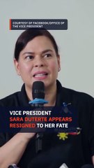 Sara Duterte: 'If I get impeached, then that’s my end'