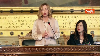 Meloni: "Vicepresidenza di Fitto rende Italia centrale in Europa, dobbiamo andarne fieri"