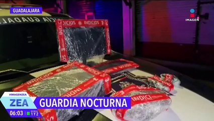 Detienen a hombre cuando robaba un negocio en Guadalajara, Jalisco
