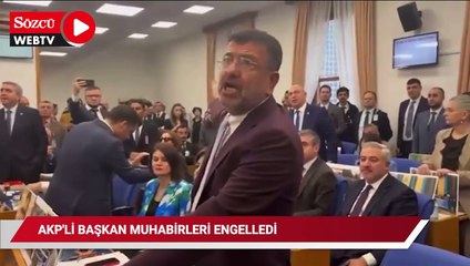 AKP’li başkan, muhabirleri engelledi