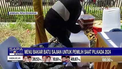 Unik! TPS 41 di Kota Wamena Sajikan Menu Bakar Batu untuk Pemilih di Pilkada 2024