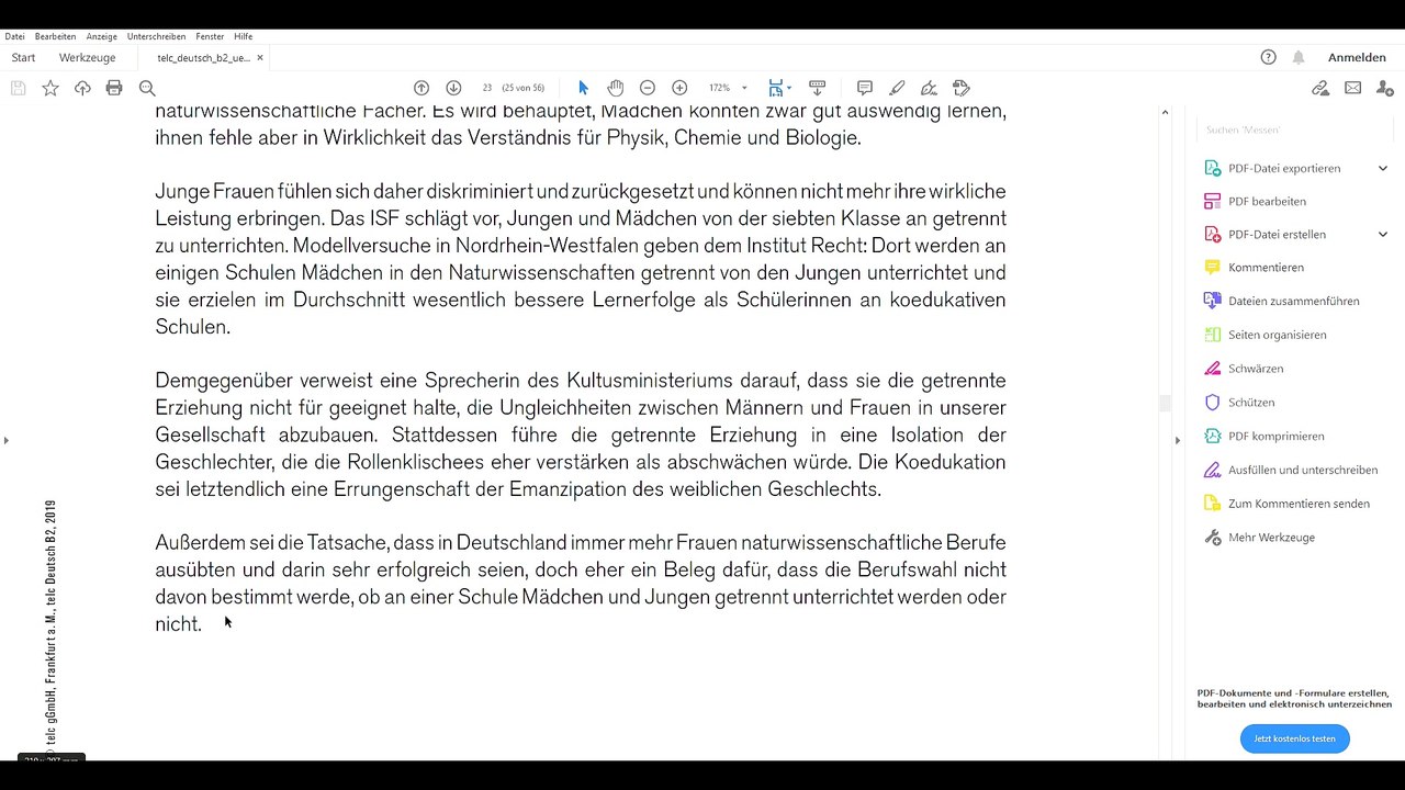 telc Deutsch B2 – Prüfung / 11 / Sprechen Teil 2 – Die Diskussion (Ablauf Tipps Beispiel)
